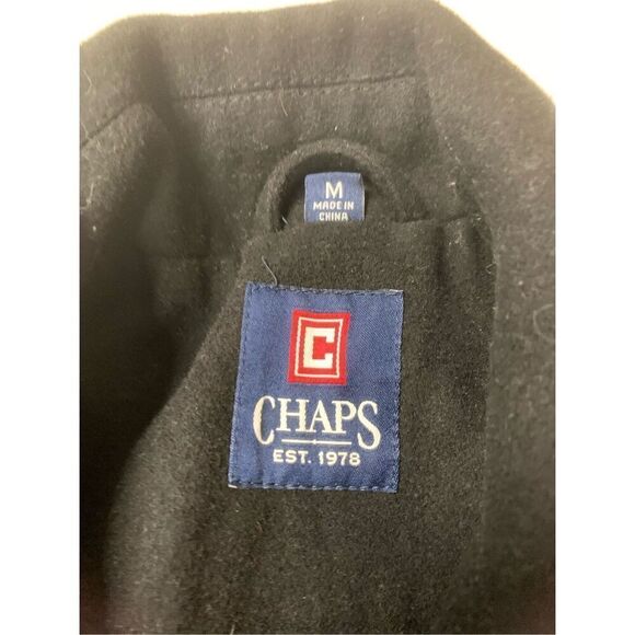 Mens CHAPS PeaCoat - Picture 5 of 12